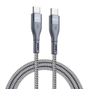 DUZZONA A2 PD 65W USB-C to USB-C Grey Fast Charging Data Cable 2m